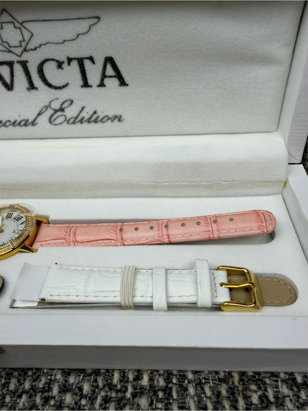 Invicta Wildflower 13968 Women’s Watch 3 Leather Straps Box NEW Untested